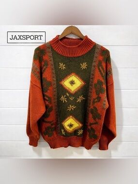 JAXSPORT – Vintage Wool Blend Sweater – Size L